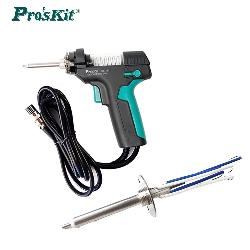 Pro'sKit Accessories ectric tin suction pump soldering iron tin gun tinTin Pump slag suction device Heater Needle Mat SS-331H