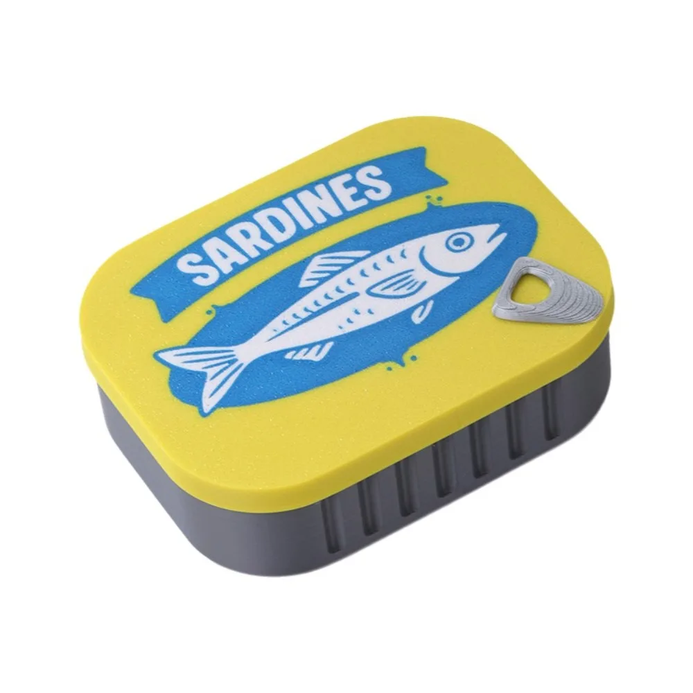 3D Printed Sardine Clicker Press Sound Toy Cute Creative Fingertip Button Toy Novelty Relaxed Sensory Clicker Toys Office Use