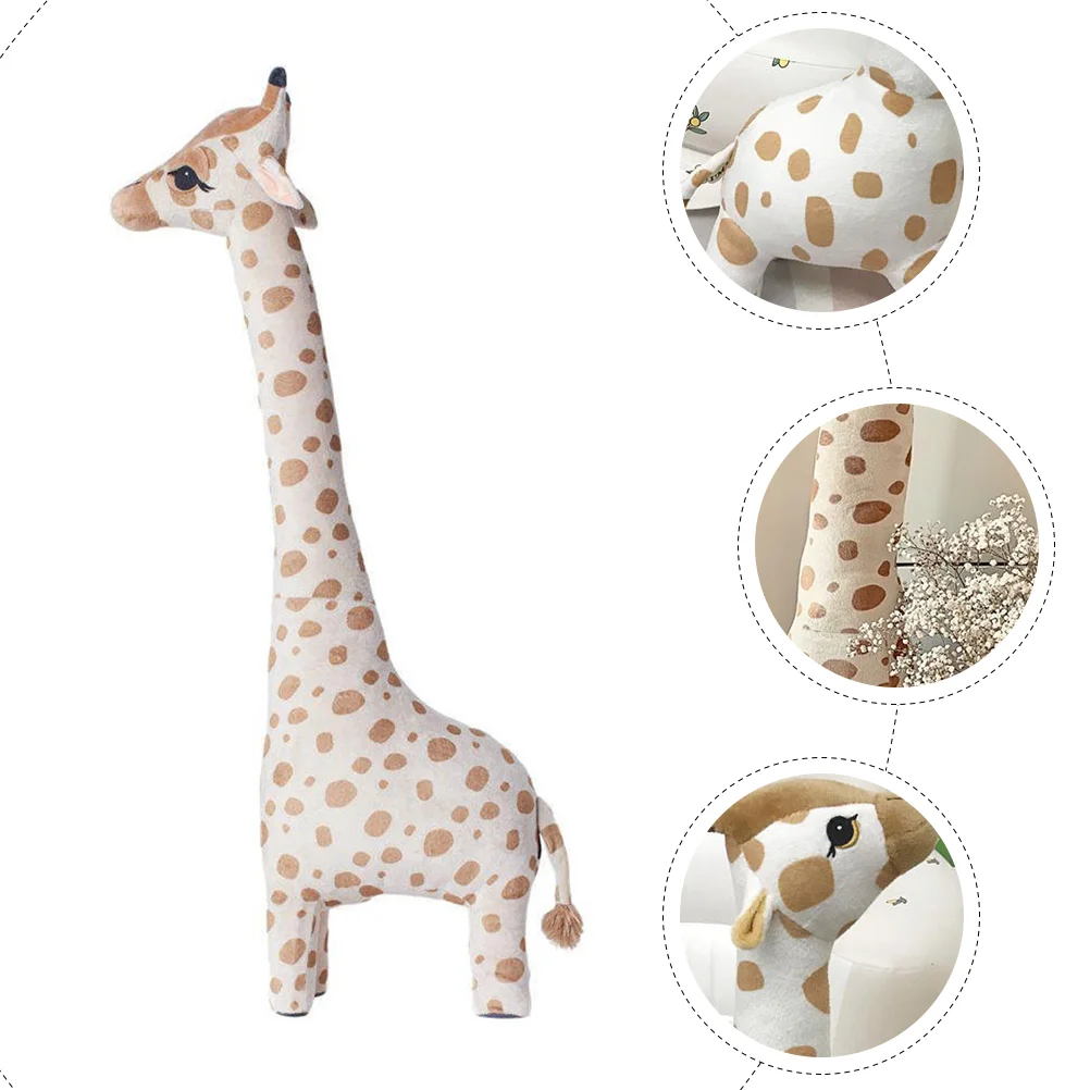 Baby Pillows Standing Plush Dolls Giraffe Stuffed Animal Giant Animals Toddler Soft