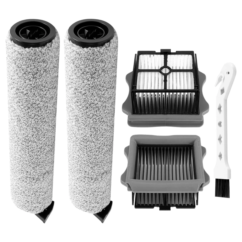 

A21I-HEPA Filter Roller Brush For Tineco Floor One S3, Ifloor 3 Mop Vacuum Cleaner For Wet And Dry Floors