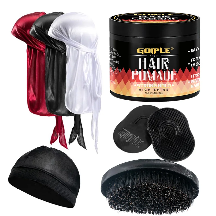 

Натуральный воск для волос для мужчин, стойкая фиксация, восковой крем для волос, помада на водной основе, идеально подходит для создания гладких, гладких стилей, восковой крем