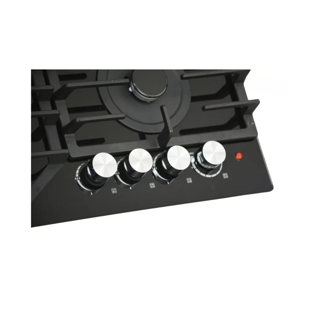 Elettrodomestico da cucina portatile intelligente da incasso a gas in vetro temperato e fornello elettrico per uso domestico