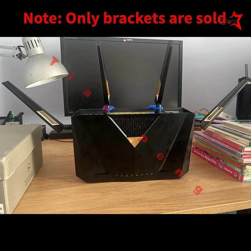 New Storage Rack Wall Mount Holder For Asus RT-BE88U WiFi Router Practical Wall Installation Fixed Support Bracket