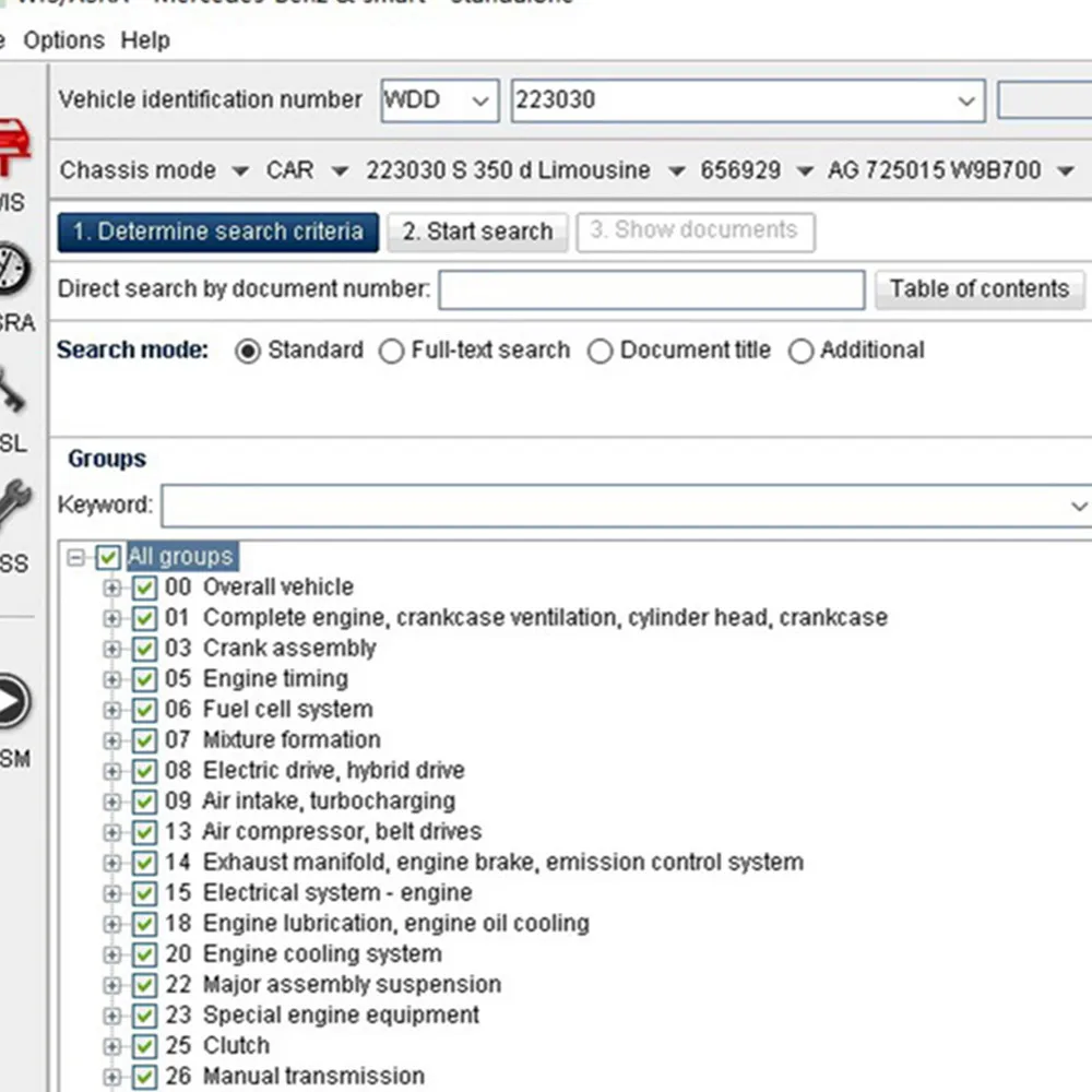 2021.10 Benz WIS/ASRA Dynamic Wiring Diagram MB Workshop Information System WIS ASRA  10/2021 edition