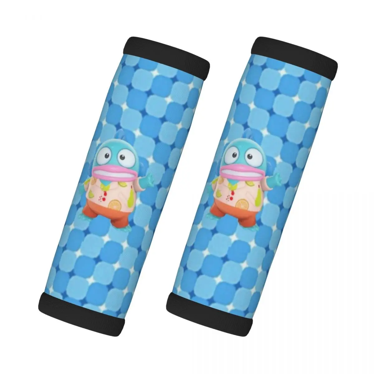 

Custom Hangyodon Cartoon Luggage Handles Wrap Grips 2 Pcs Handle Grip For Travel Bag Luggage Suitcase Airplane Comfortable
