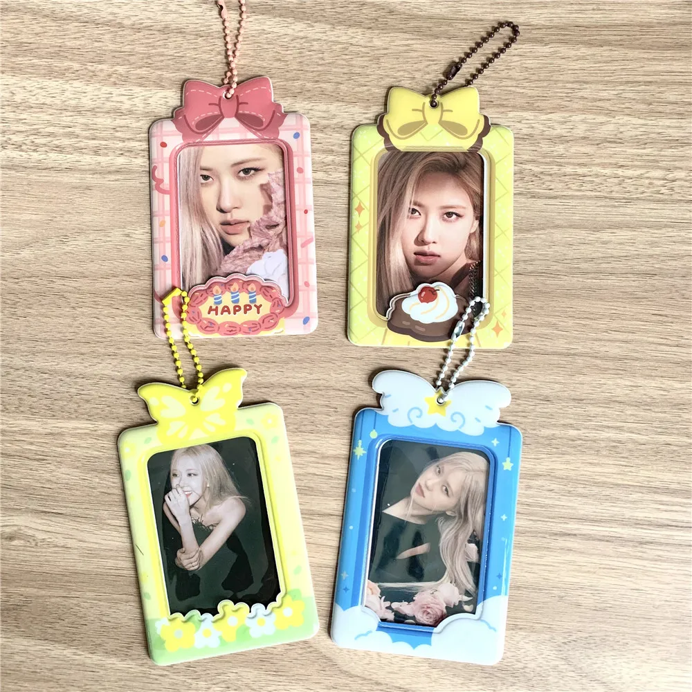 Photo Card Holder, Photocard Keychain, PVC Kpop Photocard Holder for Star Chasers Enthusiasts