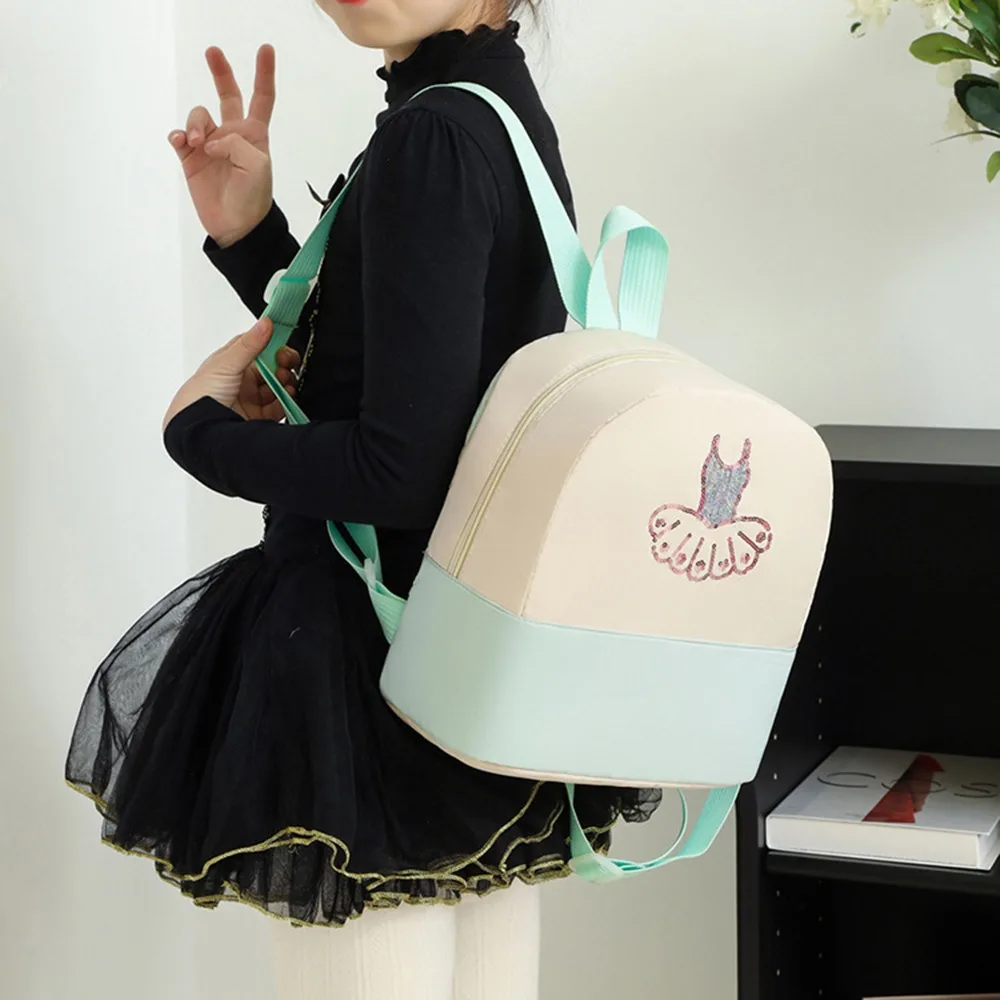 

Милая детская танцевальная сумка, водонепроницаемая дышащая балетная спортивная сумка для девочек, износостойкий рюкзак для йоги в стиле принцессы для детского сада