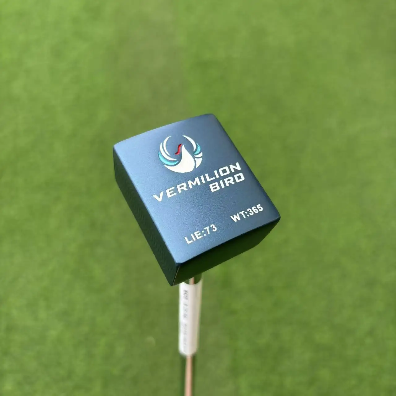 Vermilion Bird Golf Putter Square Head Mallet Putter with Alignment Line CNC Milled Face 365g Stable Golf Putting Club
