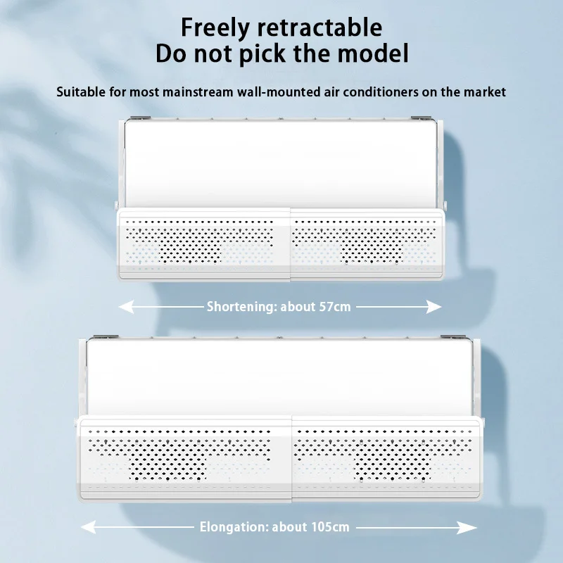 Imagem -02 - Pára-brisa Retrátil do Condicionador de ar Confinamento do Defletor Anti-sopro Direto Defletor Frio do Condicionamento do ar