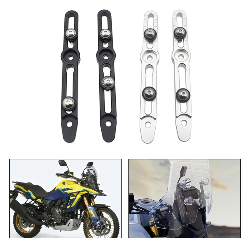 

Fit For Suzuki V-Strom 800DE DL800 2022 2023 2024 Motorcycle Windscreen Adjusters CNC Windshield Bracket DL 800de Accessories