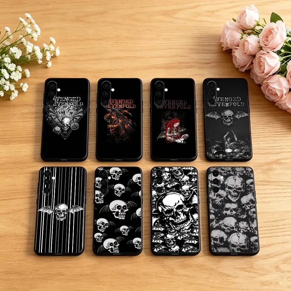A-Avenged Sevenfold Phone Case Black Silicone Soft For Samsung Galaxy A73,A72,A71,A70,A53,A52,A51
