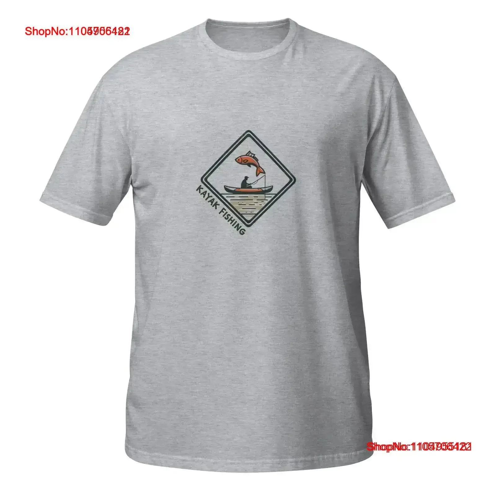 Kayak Fishing T Shirt vintage Washed streetwear Stylish homme fashion Top For Everyday Wear Soft Versatile Breathable vintage