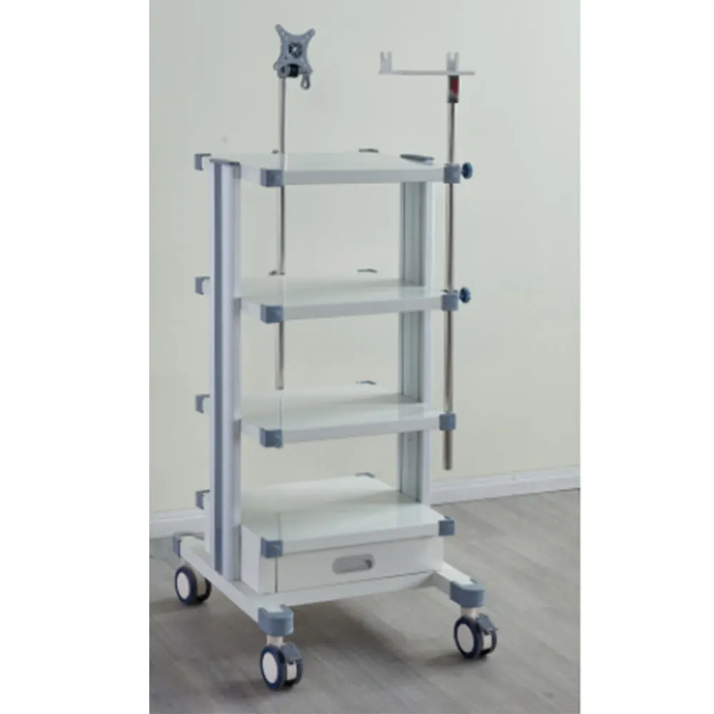 Hospital medical endoscopy cart trolley Endoscopic system endoscope trolley