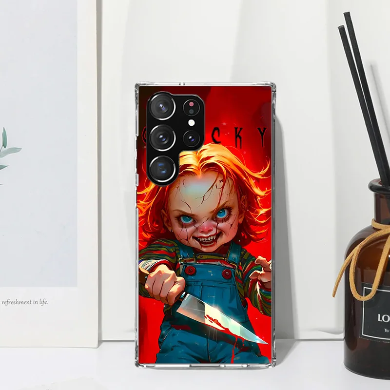 Chucky Doll Horror Movie Phone Case For Samsung Galaxy S26 S25 Edge S24 FE S23 S22 Ultra S21 Plus S20 + Art Fundas Back Cover Ga view 2