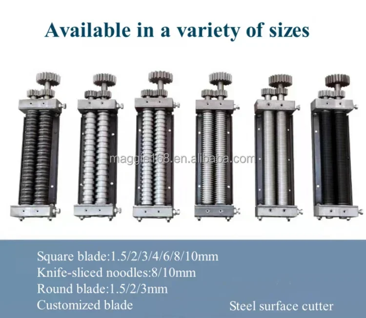 Neue Design-Tischnudeln-Pressmaschine, einstellbare Schnittlänge, kommerzielle Ramen-Nudelherstellungs-Schneidemaschine