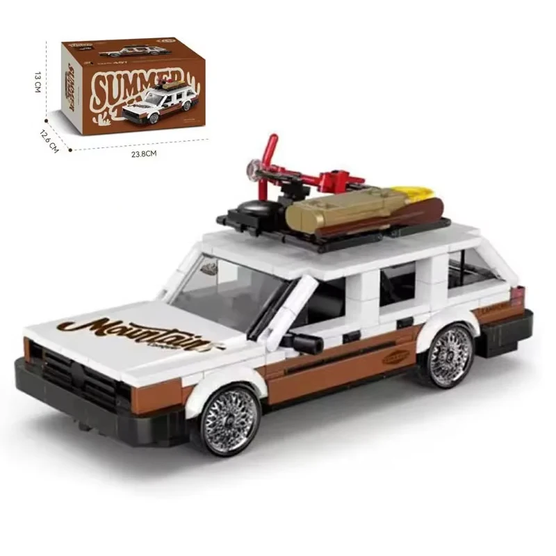 

PB8824 457pcs Travelling Car Model Building Blocks Bricks car set MOC Technical DIY Toy Small Pellet Puzzle Box Set