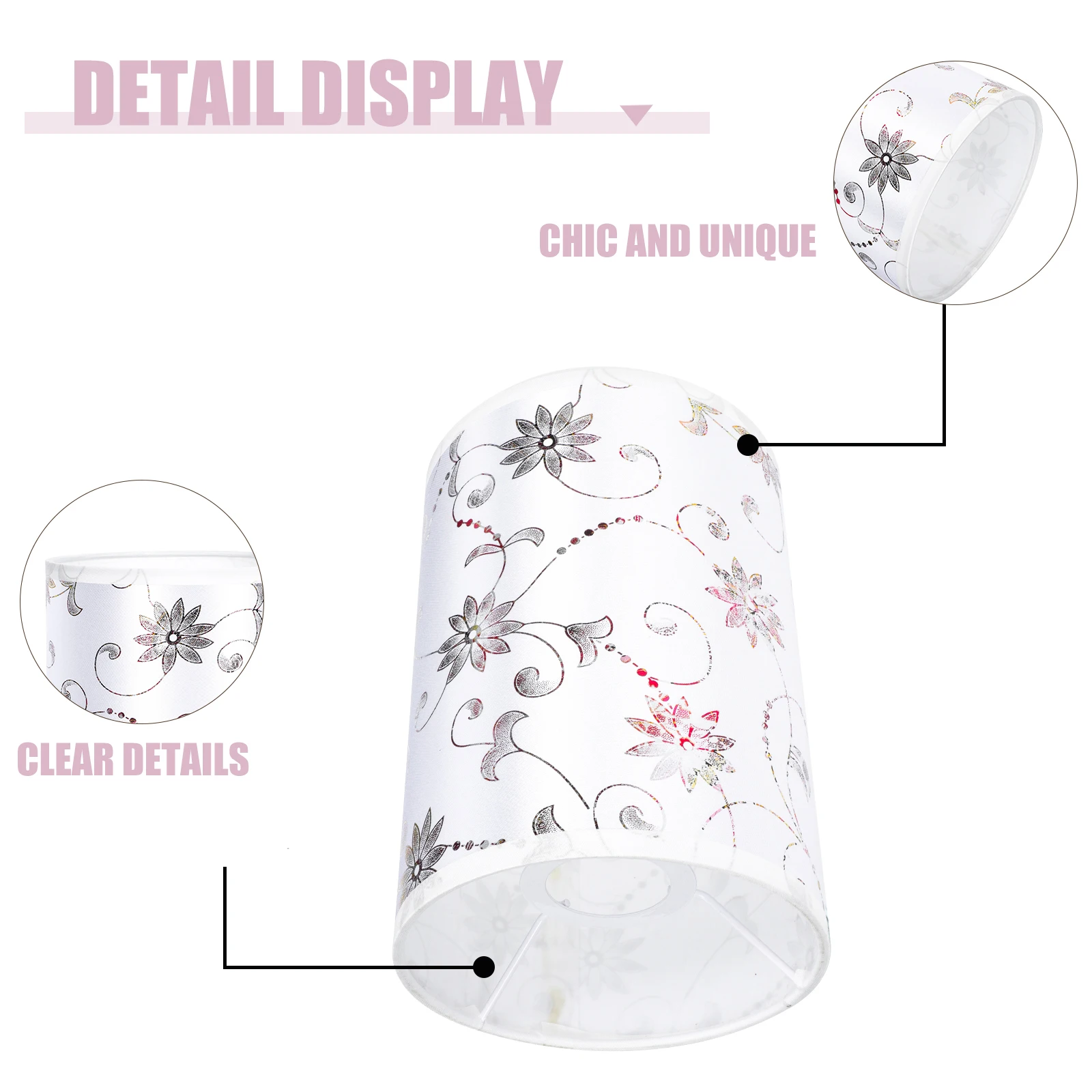 

Simple Elegant Lampshade Made of High Quality Fabric Table Light Cover for Indoor Use Soft Diffused Lighting Decorative Home