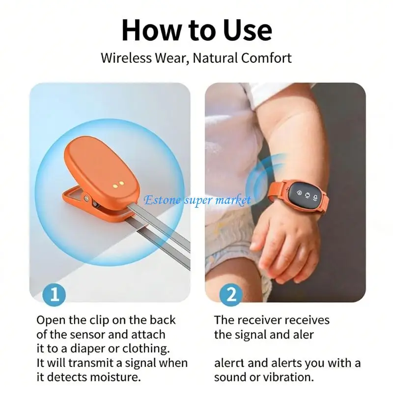 090B Sensitive Liquid Detection Alert For Infant Diapers Quickly Response Technology