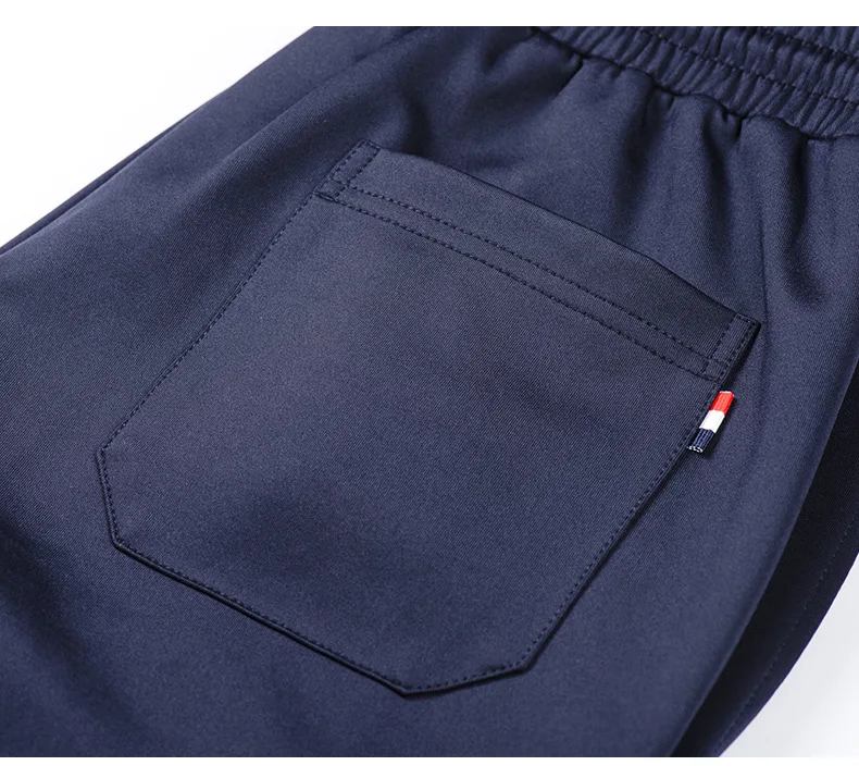 Herren Mode Locker Sitzender Stehkragen Sportanzug Langarm-Shirt Gerade Hose Weich Atmungsaktiv Herbst Streetwear Jogging Alltagskleidung – Detail 16