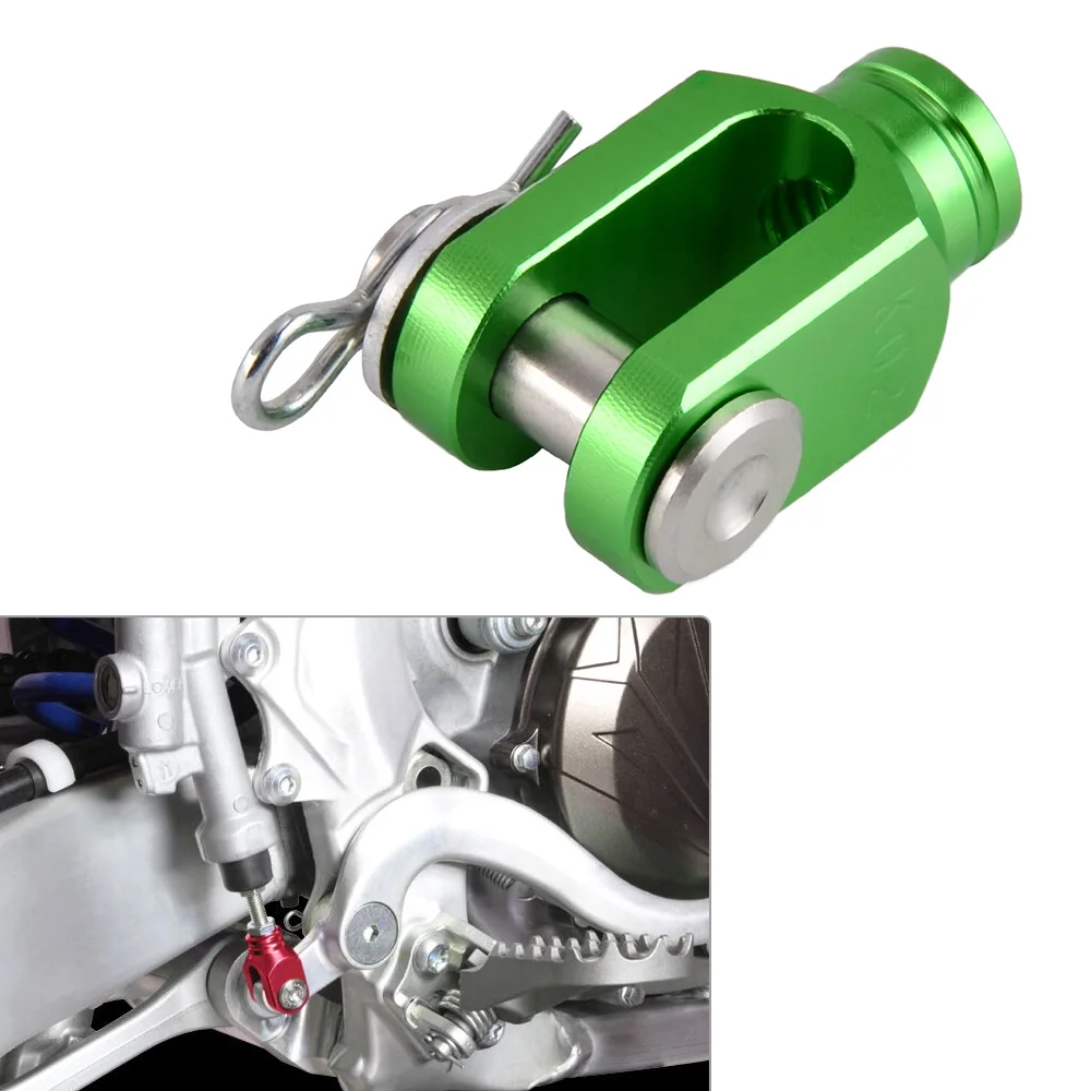 NICECNC Billet Rear Brake Clevis For Kawasaki KX KLX 80 85 100 125 250 D-TRACKER Suzuki RM RMX DRZ DR-Z 400S 400SM LTR450 250SB