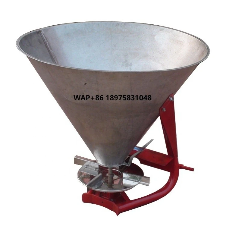 High Quality Tractor PTO Driven 3 Point Hanging Stainless Steel Hopper Fertilizer Coal Spreader