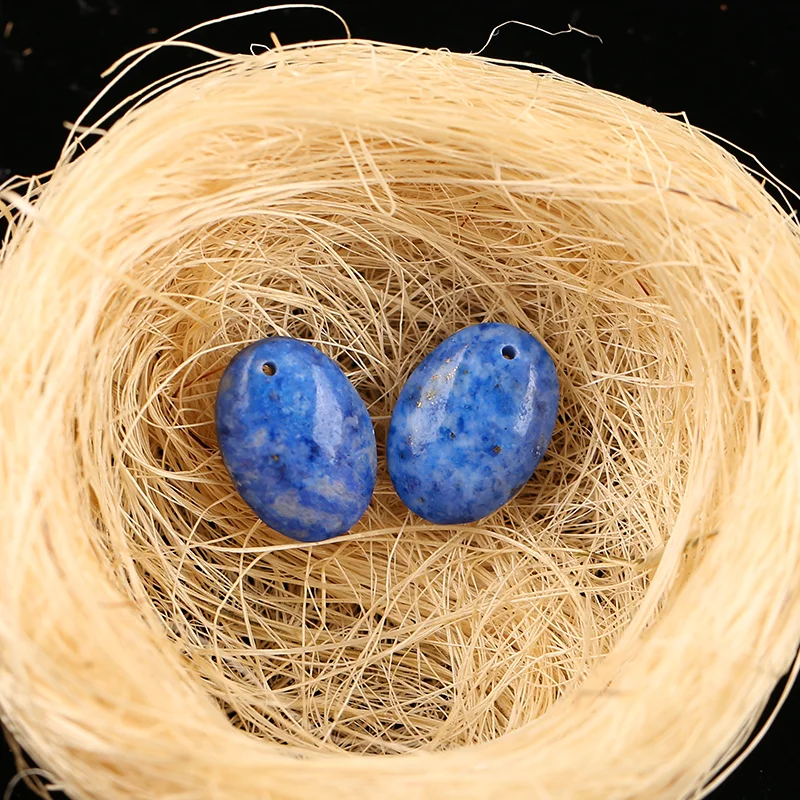 B&F Lapis Lazuli Earring Beads for Jewelry Making, Handmade Natural stones beads, Stones for jewelry Making Supplies