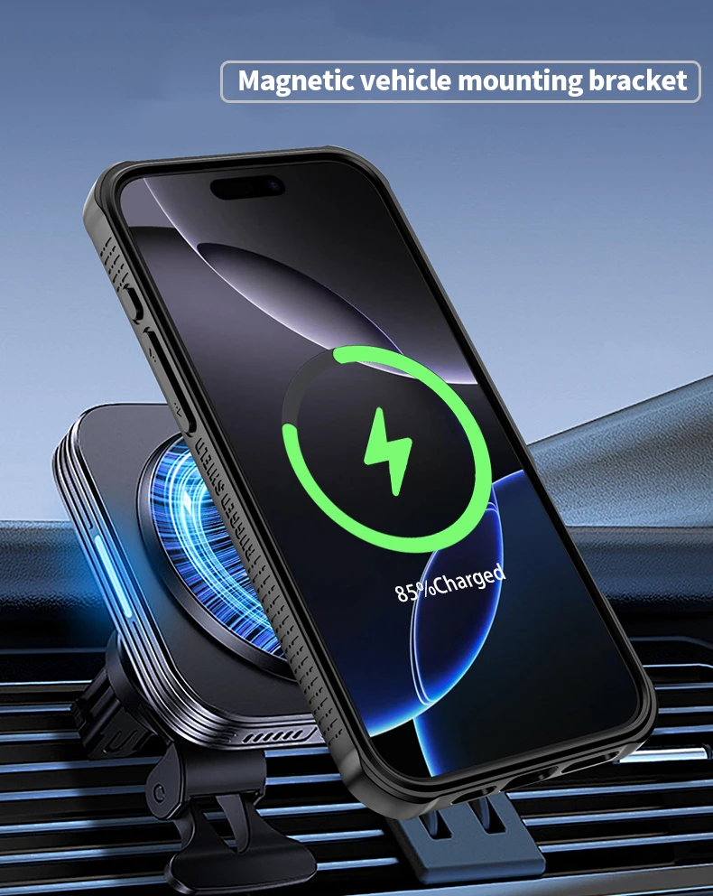 Für iPhone 16 Plus Magsafe Wireless Charging Apple 15 Plus Hülle 15 Pro Transluzente iPhone 16 Pro Max Anti-Fall-Hülle – Detail 4