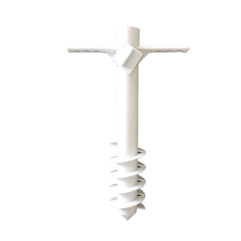 Beach Umbrella Sand Anchor Umbrella Holder 5-Tier Screw To Withstand for Tough