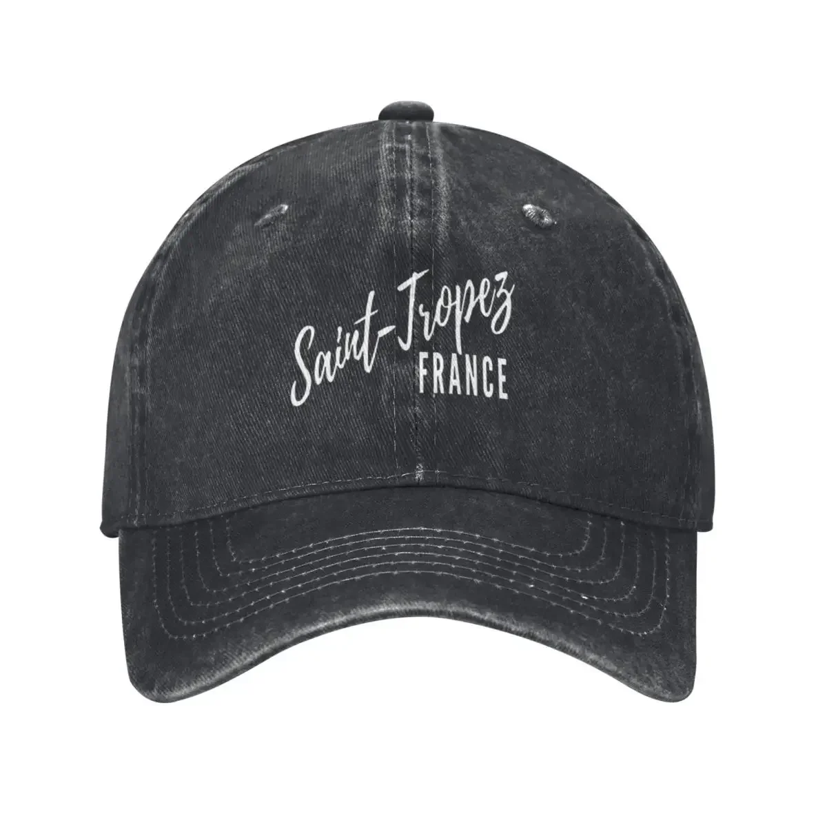 franca-saint-tropez-letras-cidade-unisex-retro-denim-lavado-bones-de-beisebol-masculino-cowboy-protetor-solar-chapeu-hip-hop-das-mulheres-bone-de-caminhoneiro