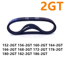 GT2 Closed Loop Timing Belt 2GT-6mm Transmission Belt 152 156 160 164 166 168 172 176 180 182mm Synchronous Belts for 3D Printer