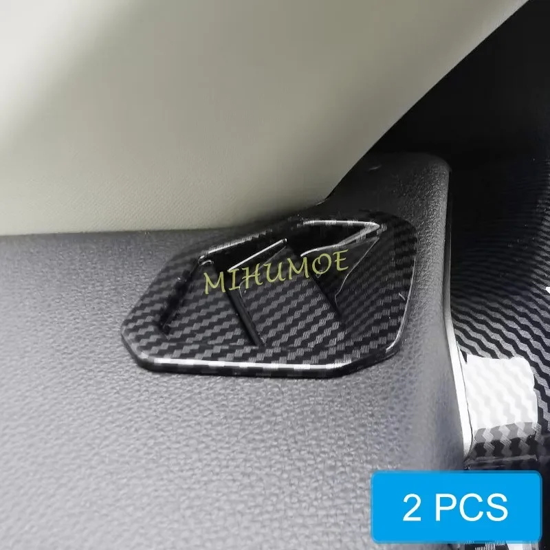 Carbon Fiber Interior Center Console Air Vent Cover Trims For Toyota Sequoia 2023-2025 / Tundra 2022-2024 Accessories