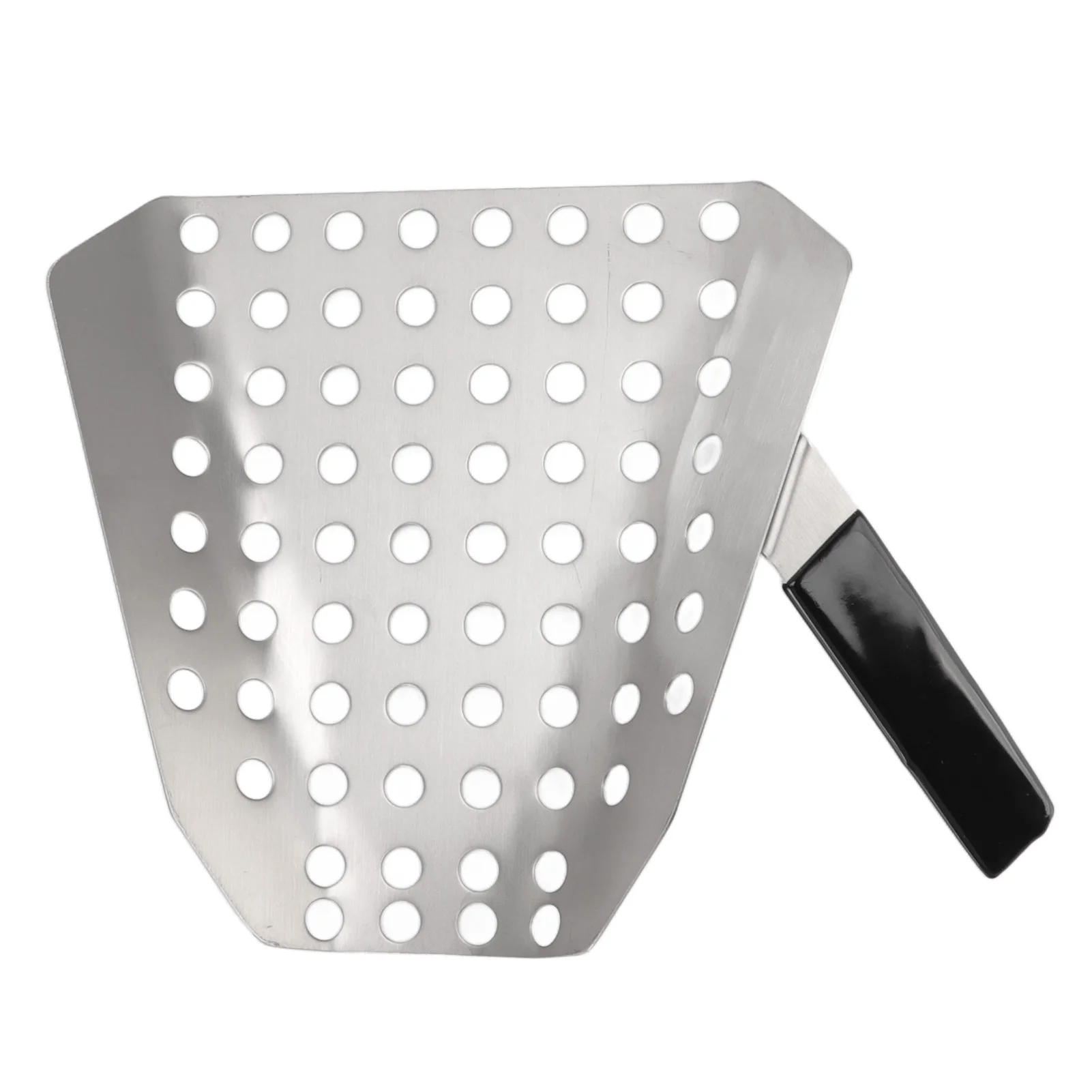 Stainless Steel Chip Scoop Food French Fries Popcorn Shovel Fry Scoop Bagger Single Handle for Kitchen Theater Shop Supplies