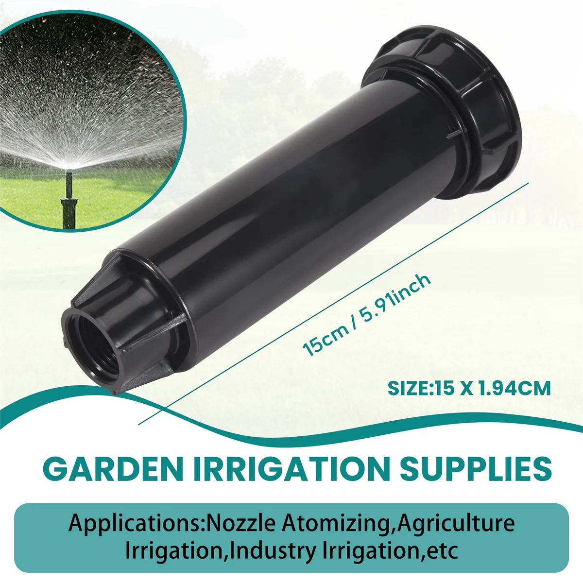 النوعية 10 قطعة المنبثقة الرش أداة الحديقة رأس رش لمستلزمات الحدائق 360 درجة معدات الري والعتاد الرش