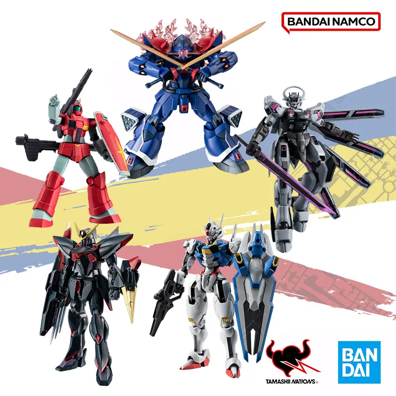 BandaiROBOT GUNDAM EFREET CUSTOM BLITZ GM CANNON MDX-0003 AERIAL Anime full Action Assembly Figure Model original box Toy Gifts