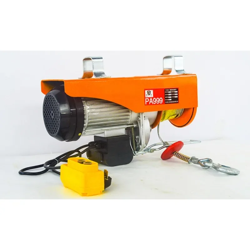 Miniature electric hoist 220v small lifting decoration crane 1 ton lifting hoist