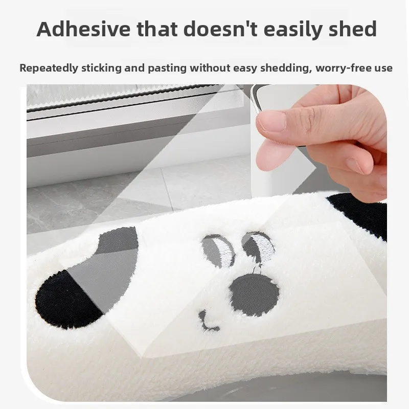 ملصق مرحاض بمقبض كرتوني منزلي، عالمي في جميع الفصول، وسادة مقعد مرحاض منزلية مقاومة للماء #3