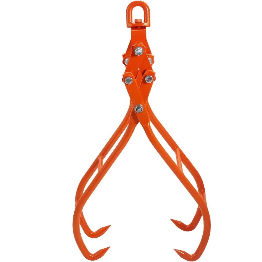 

Timber Claw Hook 36 inch 4 Claw Log Grapple for Lng Tongs Swivel Steel Log Lifting Tongs Eagle Claws Design with 3307 lbs 1500