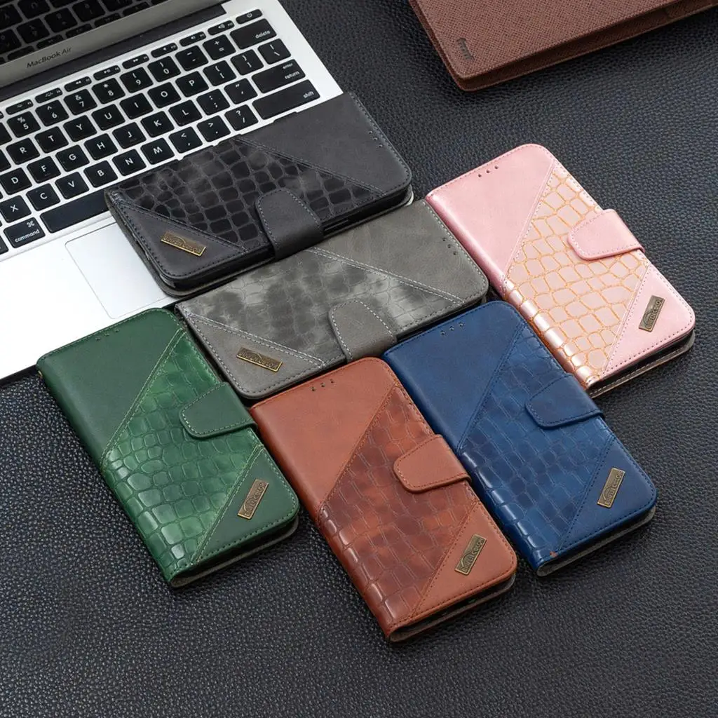 

Crocodile Flip Wallet Case For Samsung Galaxy S9 S10 S20 S30 S21 Plus Note 20 Ultra 10 Pro S10 Lite Leather Funda Protect Cover