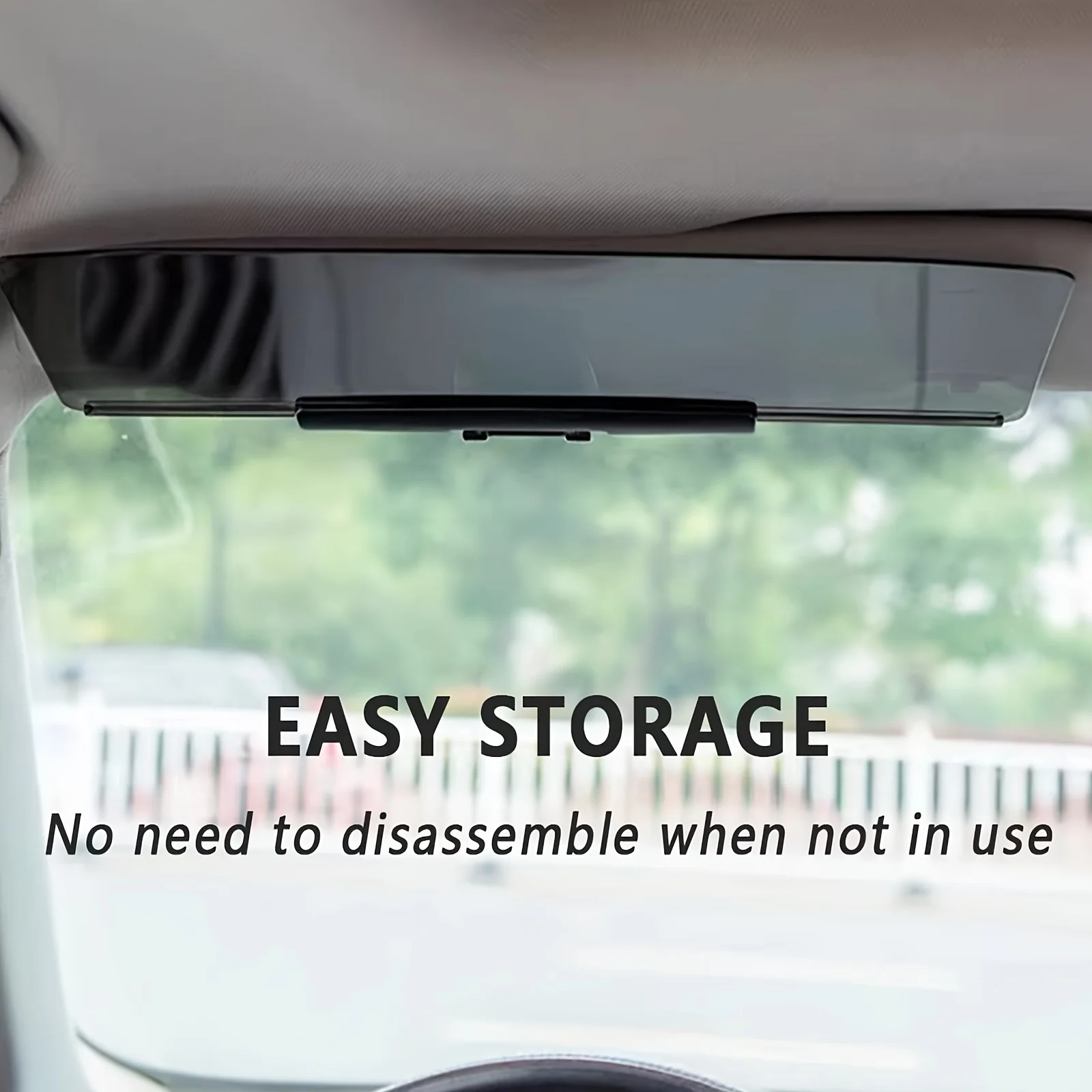 وصلة واقي من الشمس للسيارة مستقطبة مضادة للوهج - مادة أكريليك، كتل الضوء الضالة، تقلل من عمى الثلج والأشعة فوق البنفسجية #6