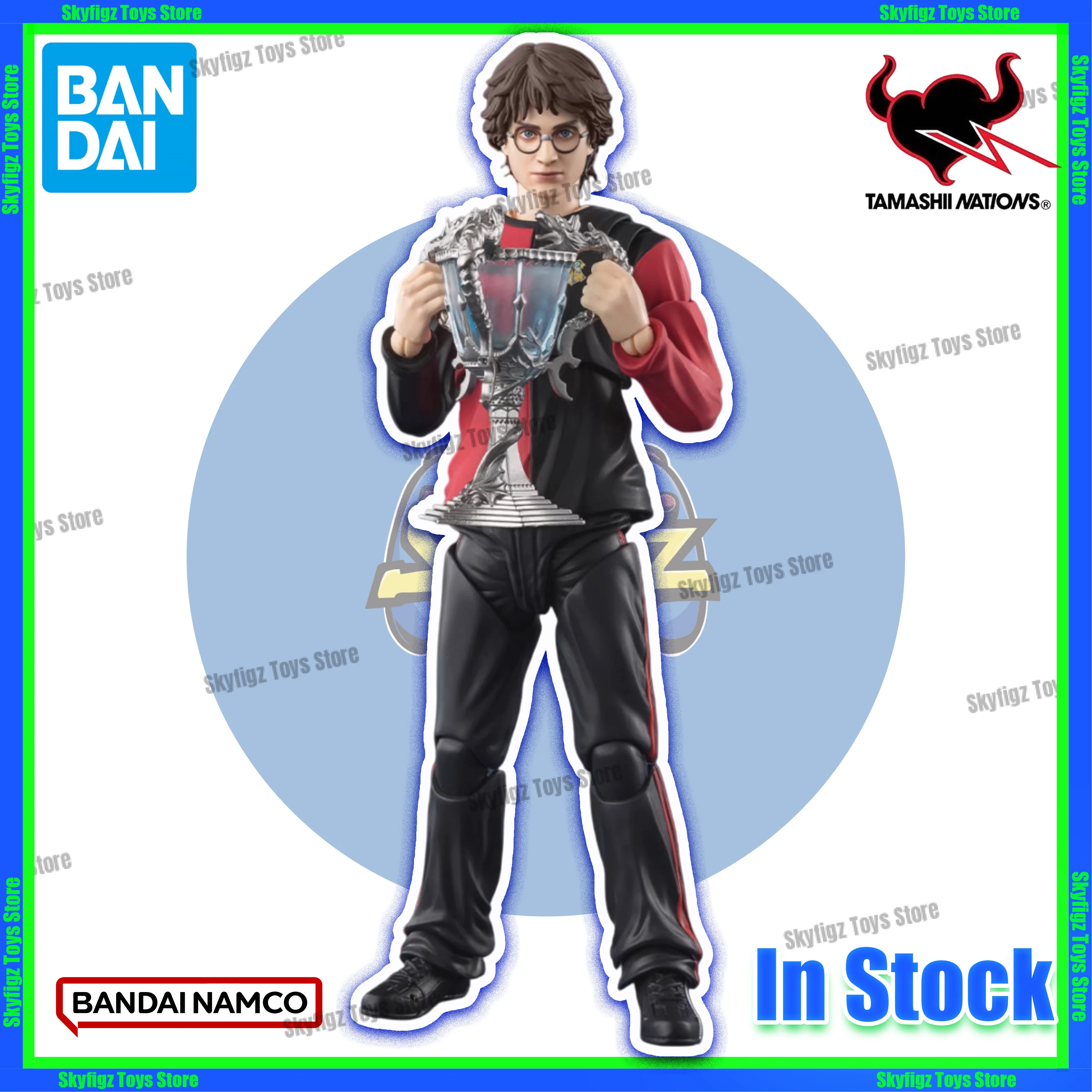 

В наличии, коллекционная фигурка Хэйроя Поттера из серии Bandai SHF «Чаша огня» — подарок.