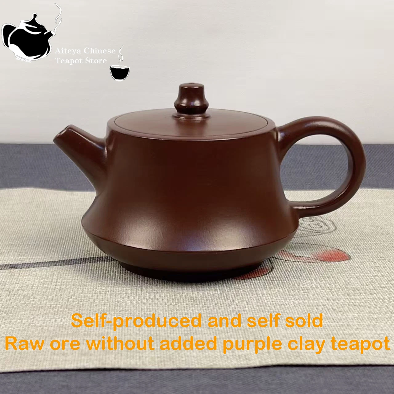 

Настоящий исинский чайник из фиолетовой глины, из необработанной руды без добавления фиолетовой глины, с плавным потоком воды, набор для чаепития Кунг-фу, китайский чайник.