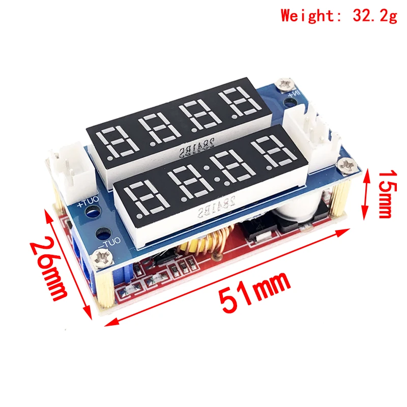 XL4015 5A Adjustable Power CC/CV Step-down Charge Module LED Driver Voltmeter Ammeter Constant current constant voltage