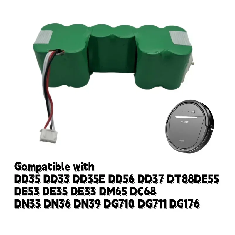 High Quality 12V Li-ion Battery 4800‑12800mAh Replacement Spare Pack For Ecovacs Deebot DM87 DM88 DG716 DE33 DE35 Robot