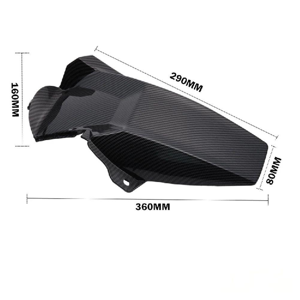 1 قطعة ألياف الكربون المطبوعة ABS البلاستيك الخلفي الحاضنة غطاء الكسوة لهوندا ADV150 2019 2020 2021