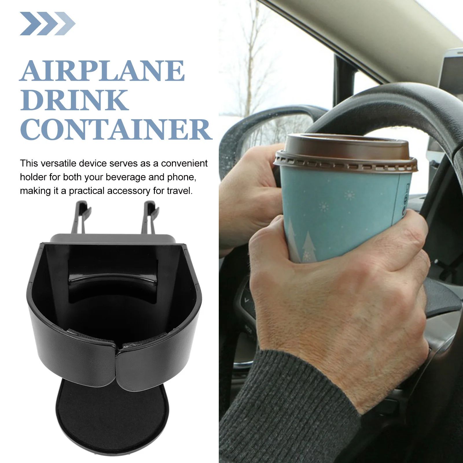 

2Pcs Car Cup Holder Air Vent Bottle Holder Stylish Auto Accessory for Travel Automotive Drink Holder,
