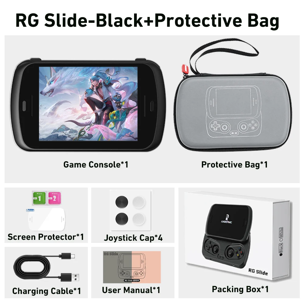 ANBERNIC RG Slide Handheld Game Console 4.7-inch LTPS In-Cell