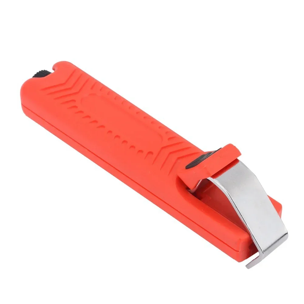 Cable Knife Stripper Wire Stripping Tools Plastic Handle Diameter 8-28mm PVC Electrician Knife Adjustable Cable Stripping Knife