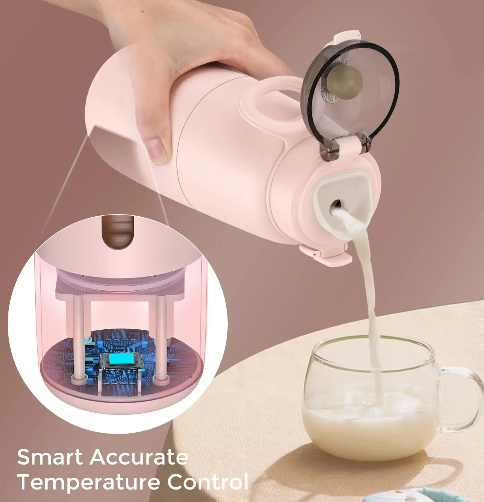 New Baby Milk Warmer Electric Milk Bottle Heater Insulated Nursing Bottle Warming Portable Bottle Warmer for Long Trips Tool