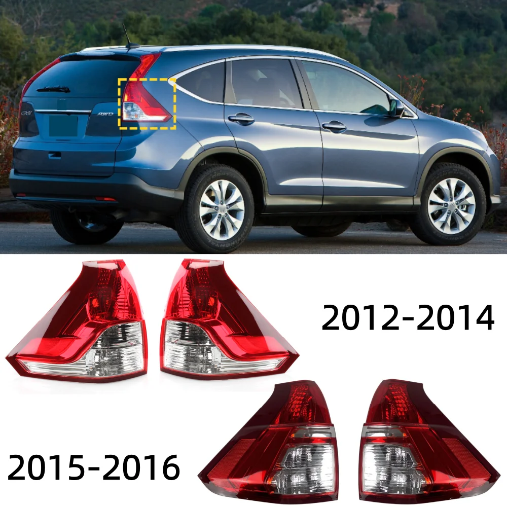 

For Honda CRV 2012-2016 car rear bumper lower section brake tail light assembly without bulb