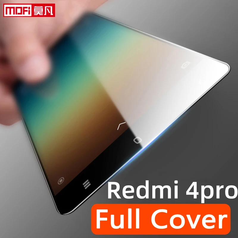 

Tempered film for Xiaomi Redmi 4pro, screen protector for Redmi 4 prime glass, full cover, ultra thin, front protection